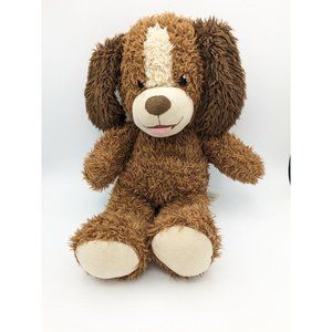 Build A Bear Brown Dog 18" Plush Stuffed Animal Dog Barks